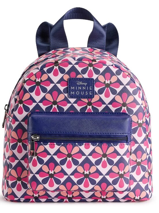 Disney Handbags - Disney's Minnie Mouse Floral Retro Print Mini Backpack NWT